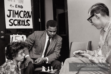 Bibulb family, Brooklyn chapter of the Congress of Racial Equality sit-in at P.S. 200. November, 1962.BE_08-16 001