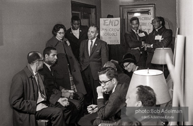 Bibulb family, Brooklyn chapter of the Congress of Racial Equality sit-in at P.S. 200. November, 1962.BE_10-19 001