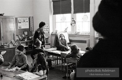 Bibulb family, Brooklyn chapter of the Congress of Racial Equality sit-in at P.S. 200. November, 1962.BE_14-01 001