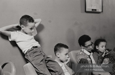 Bibulb family, Brooklyn chapter of the Congress of Racial Equality sit-in at P.S. 200. November, 1962.BE_16-09 001