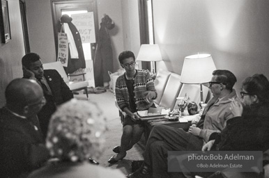 Bibulb family, Brooklyn chapter of the Congress of Racial Equality sit-in at P.S. 200. November, 1962.BE_16-26 001