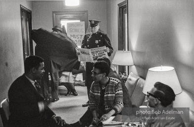 Bibulb family, Brooklyn chapter of the Congress of Racial Equality sit-in at P.S. 200. November, 1962.BE_16-27 001