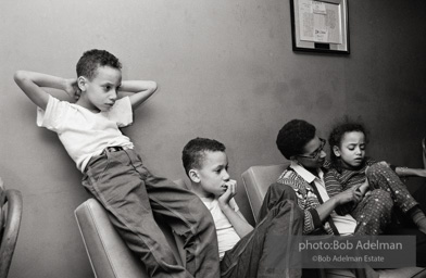 Bibulb family, Brooklyn chapter of the Congress of Racial Equality sit-in at P.S. 200. November, 1962.BE_18-27 001