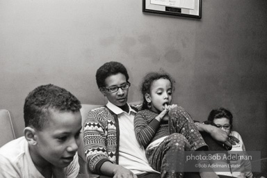 Bibulb family, Brooklyn chapter of the Congress of Racial Equality sit-in at P.S. 200. November, 1962.BE_18-31 001