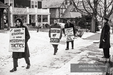 Bibulb family, Brooklyn chapter of the Congress of Racial Equality sit-in at P.S. 200. November, 1962.BE_20-16 001