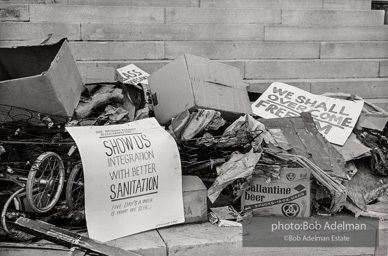 Congress of Racial Equality-Operation Cleansweep. September, 1962.