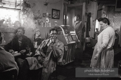 Bayard Rustin being refused service in a Baltimore cafe 1962