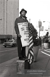 Brooklyn Congress of Racial Equality sit-in against unfair housing policy at Midwood Homes and Westwood Federal savings and loans. Began on Christmas day, 1962. New York City, January, 1963.