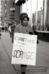 Brooklyn Congress of Racial Equality sit-in against unfair housing policy at Midwood Homes and Westwood Federal savings and loans. Began on Christmas day, 1962. New York City, January, 1963.