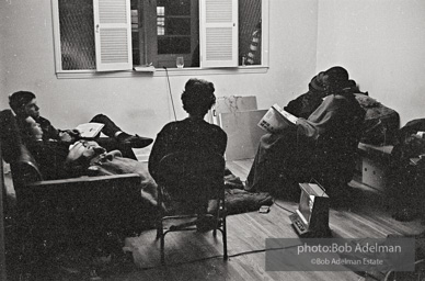 Brooklyn Congress of Racial Equality sit-in against unfair housing policy at Midwood Homes and Westwood Federal savings and loans. Began on Christmas day, 1962. New York City, January, 1963. Brooklyn Congress of Racial Equality sit-in against unfair housing policy at Midwood Homes and Westwood Federal savings and loans. Began on Christmas day, 1962. New York City, January, 1963.