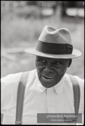 Frank Robinson, CORE field secretary in South Carolina, organized a protest where hundreds of black voters conducted a stand-in to call attention to their inability to register to vote because of lack of staff and the nature of the registration process. Kingstree, SC, March, 1963