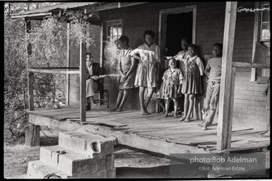 Frank Robinson, CORE field secretary in South Carolina, organized a protest where hundreds of black voters conducted a stand-in to call attention to their inability to register to vote because of lack of staff and the nature of the registration process. Kingstree, SC, March, 1963