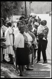 Frank Robinson, CORE field secretary in South Carolina, organized a protest where hundreds of black voters conducted a stand-in to call attention to their inability to register to vote because of lack of staff and the nature of the registration process. Kingstree, SC, March, 1963