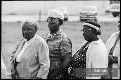 Frank Robinson, CORE field secretary in South Carolina, organized a protest where hundreds of black voters conducted a stand-in to call attention to their inability to register to vote because of lack of staff and the nature of the registration process. Kingstree, SC, March, 1963