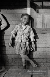 Frank Robinson, CORE field secretary in South Carolina, organized a protest where hundreds of black voters conducted a stand-in to call attention to their inability to register to vote because of lack of staff and the nature of the registration process. Kingstree, SC, March, 1963