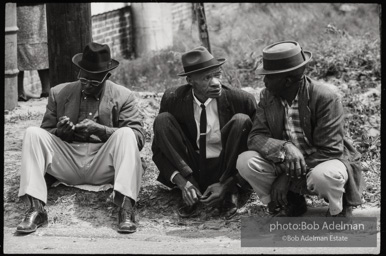 Frank Robinson, CORE field secretary in South Carolina, organized a protest where hundreds of black voters conducted a stand-in to call attention to their inability to register to vote because of lack of staff and the nature of the registration process. Kingstree, SC, March, 1963