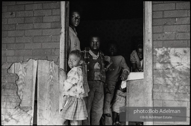 Frank Robinson, CORE field secretary in South Carolina, organized a protest where hundreds of black voters conducted a stand-in to call attention to their inability to register to vote because of lack of staff and the nature of the registration process. Kingstree, SC, March, 1963