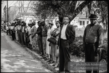 Frank Robinson, CORE field secretary in South Carolina, organized a protest where hundreds of black voters conducted a stand-in to call attention to their inability to register to vote because of lack of staff and the nature of the registration process. Kingstree, SC, March, 1963 Frank Robinson, CORE field secretary in South Carolina, organized a protest where hundreds of black voters conducted a stand-in to call attention to their inability to register to vote because of lack of staff and the nature of the registration process. Kingstree, SC, March, 1963