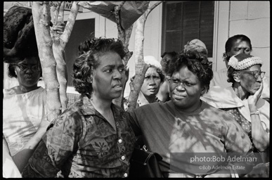 Frank Robinson, CORE field secretary in South Carolina, organized a protest where hundreds of black voters conducted a stand-in to call attention to their inability to register to vote because of lack of staff and the nature of the registration process. Kingstree, SC, March, 1963