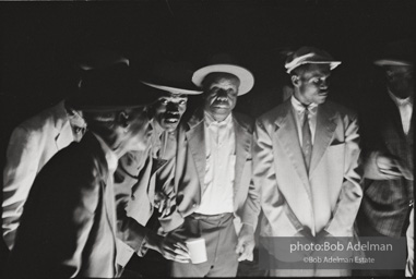 Frank Robinson, CORE field secretary in South Carolina, organized a protest where hundreds of black voters conducted a stand-in to call attention to their inability to register to vote because of lack of staff and the nature of the registration process. Kingstree, SC, March, 1963