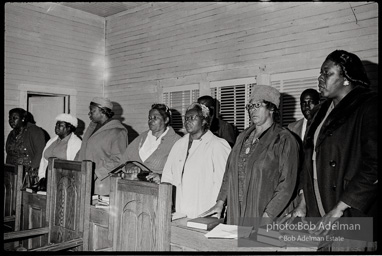 Frank Robinson, CORE field secretary in South Carolina, organized a protest where hundreds of black voters conducted a stand-in to call attention to their inability to register to vote because of lack of staff and the nature of the registration process. Kingstree, SC, March, 1963