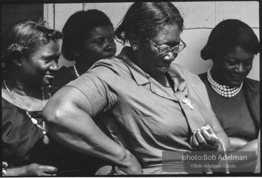 Frank Robinson, CORE field secretary in South Carolina, organized a protest where hundreds of black voters conducted a stand-in to call attention to their inability to register to vote because of lack of staff and the nature of the registration process. Kingstree, SC, March, 1963