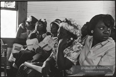 Frank Robinson, CORE field secretary in South Carolina, organized a protest where hundreds of black voters conducted a stand-in to call attention to their inability to register to vote because of lack of staff and the nature of the registration process. Kingstree, SC, March, 1963