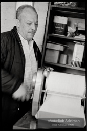 Frank Robinson, CORE field secretary in South Carolina, organized a protest where hundreds of black voters conducted a stand-in to call attention to their inability to register to vote because of lack of staff and the nature of the registration process. Kingstree, SC, March, 1963