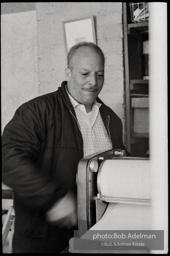 Frank Robinson, CORE field secretary in South Carolina, organized a protest where hundreds of black voters conducted a stand-in to call attention to their inability to register to vote because of lack of staff and the nature of the registration process. Kingstree, SC, March, 1963