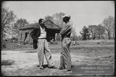 Frank Robinson, CORE field secretary in South Carolina, organized a protest where hundreds of black voters conducted a stand-in to call attention to their inability to register to vote because of lack of staff and the nature of the registration process. Kingstree, SC, March, 1963