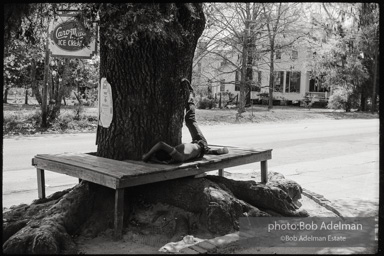 Frank Robinson, CORE field secretary in South Carolina, organized a protest where hundreds of black voters conducted a stand-in to call attention to their inability to register to vote because of lack of staff and the nature of the registration process. Kingstree, SC, March, 1963