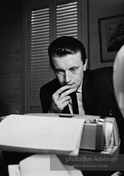 USA. New York City. 1965. Journalist David FROST. That Was The Week That Was (TW3),