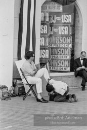 On the boardwalk during the Democratic National Convention. Atlantic City,1964.