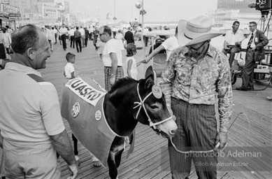 On the boardwalk during the Democratic National Convention. Atlantic City,1964.