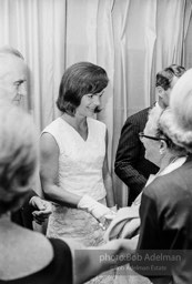 Jacqueline and Robert Kennedy host a reception at the 1964 Democratic National Convention.