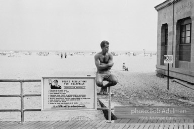 On the boardwalk during the Democratic National Convention. Atlantic City,1964.