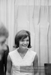 Jacqueline and Robert Kennedy host a reception at the 1964 Democratic National Convention.