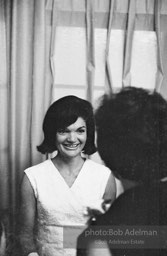 Jacqueline and Robert Kennedy host a reception at the 1964 Democratic National Convention.