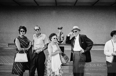 On the boardwalk during the Democratic National Convention. Atlantic City,1964.