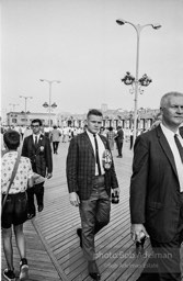 On the boardwalk during the Democratic National Convention. Atlantic City,1964.