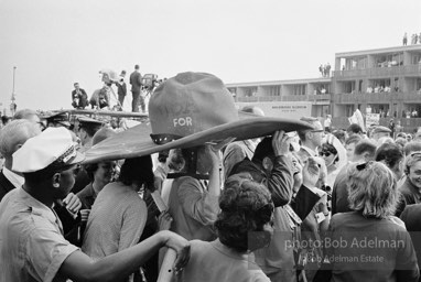 On the boardwalk during the Democratic National Convention. Atlantic City,1964.