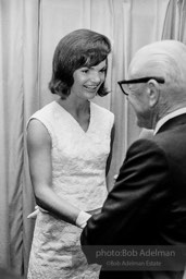 Jacqueline and Robert Kennedy host a reception at the 1964 Democratic National Convention.