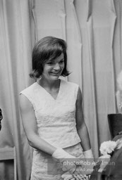 Jacqueline and Robert Kennedy host a reception at the 1964 Democratic National Convention.