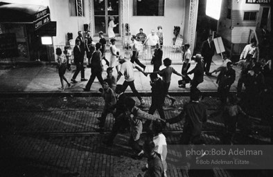 Nighttime demonstration in support of the Mississippi Freedom Democratic Party. Atlantic City, NJ 1964