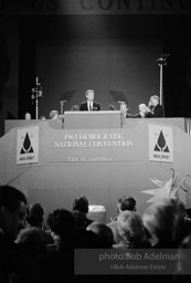 Bobby Kennedy speaks at the 1964 Democratic Convention. Atlantic City, New Jersey.