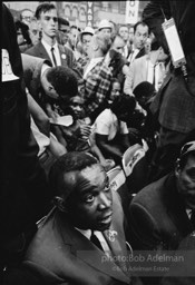 Aaron Henry, one of the founders of the Mississippi Freedom Democratic Party which tried to seat their delegation at the 1964 Democratic National Convention. Democratic National Convention. Atlantic City,1964.