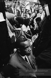 Aaron Henry, one of the founders of the Mississippi Freedom Democratic Party which tried to seat their delegation at the 1964 Democratic National Convention. Democratic National Convention. Atlantic City,1964.