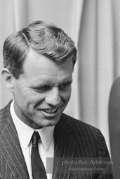 Jacqueline and Robert Kennedy host a reception at the 1964 Democratic National Convention.