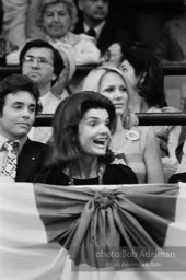 D_C_01-05 001 Jacqueline Kennedy at the Democratic Convention. New York City, 1976.photo:Bob Adelman©Bob Adelman Estate