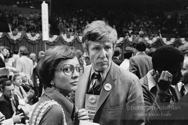 D_C_02-07 001 Michael Harrington, Democratic Convention. New York City, 1976.photo:Bob Adelman©Bob Adelman Estate